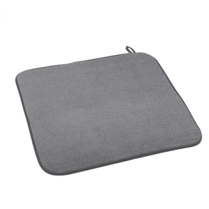 Коврик для сушки посуды KONSENSA 44x42 см микрофибра цвет серый