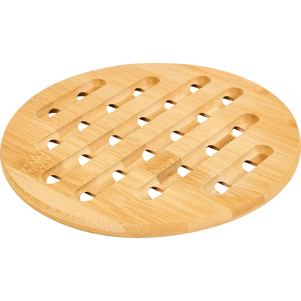 Подставка под горячее 18x18x1 см бамбук цвет натуральный DELINIA STLM-2181910