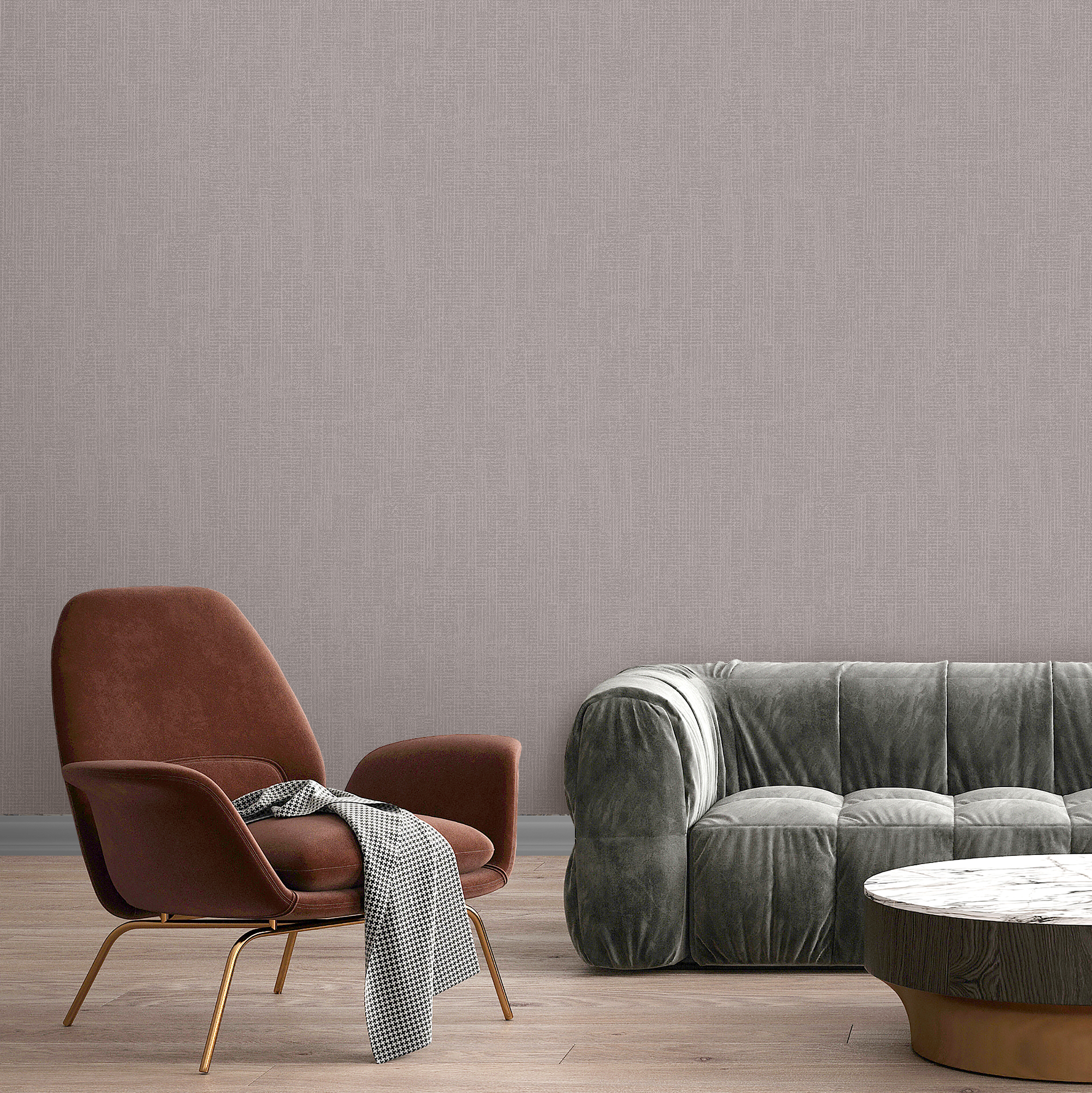 Флизелиновые обои ATELIERO коричневые структурные 1.06 м 87769360