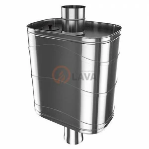 Бак-самовар LAVA 55 л. (0,5 мм AISI 439) на трубе