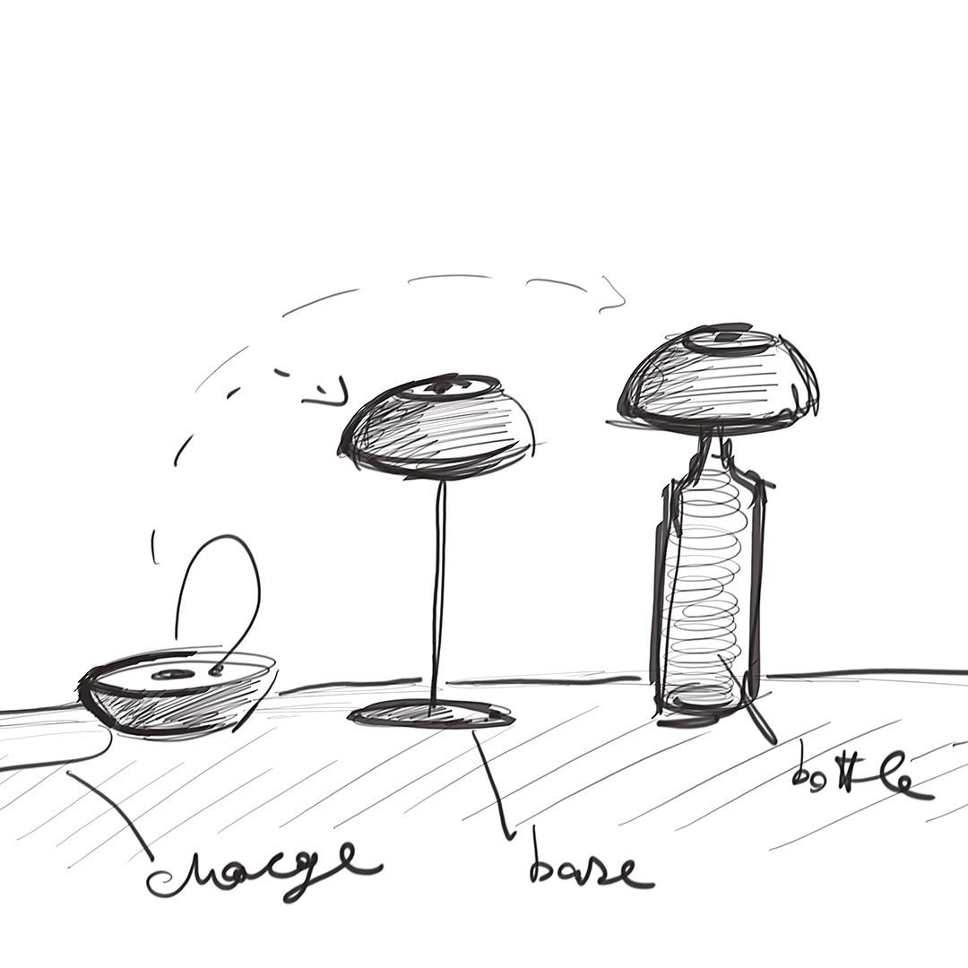 Axo Light LTFLOATXBCBCLED white лампа настольная/подвес 120930 - Вид №2