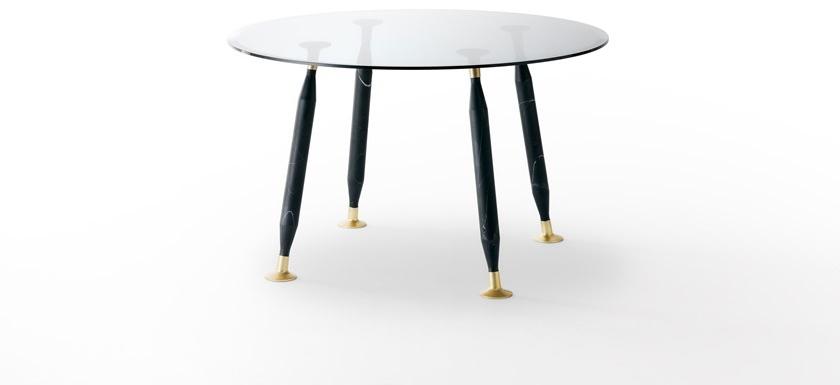 Glas Italia Круглый хрустальный стол sun-id-1439878 - Вид №2