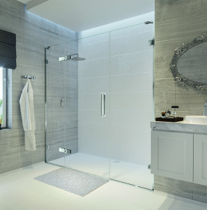 Дверь в нишу GHB1900H L или R Merlyn Arysto Хромированный