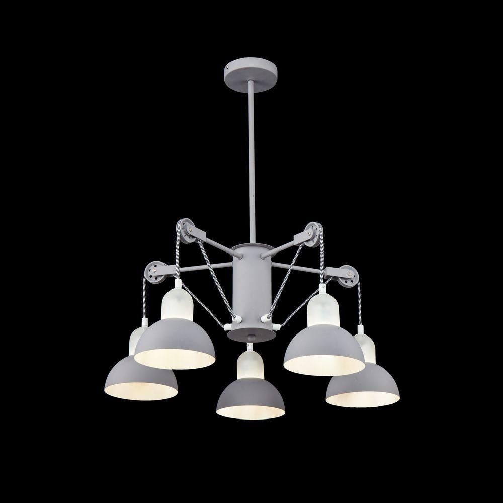 Подвесная люстра Freya Luisa FR5008PL-05GR FREYA ДИЗАЙНЕРСКИЕ, LUISA 220545 Серый  - Вид №1