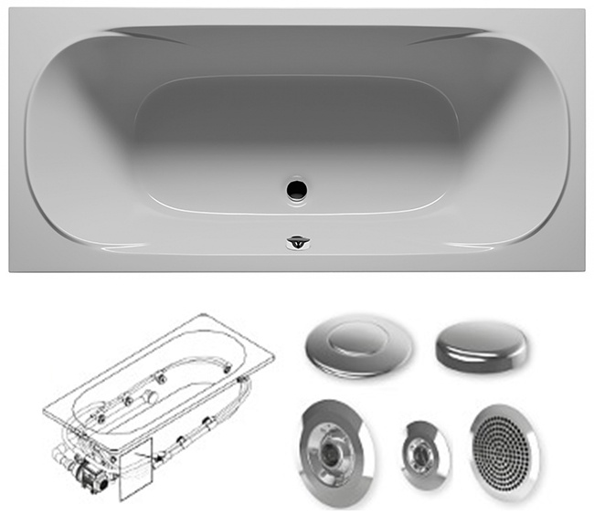 BC0700500000000_hit1 Гидромассажная ванна Riho Taurus Santreyd - Вид №2
