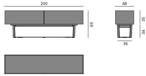 more Комод из дерева и стекла с ящиками Pero sun-id-1492601 - Вид №5