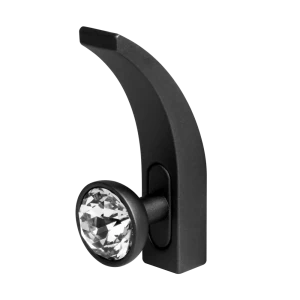 Крючок мебельный Ajax MB-LM/K-004 1.5x7.1x3.7 см цвет черный