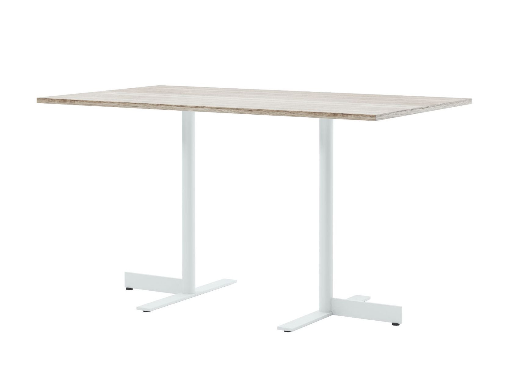 Прямоугольный стол со стальным основанием ALMA DESIGN ARCH-00037596 - Вид №1