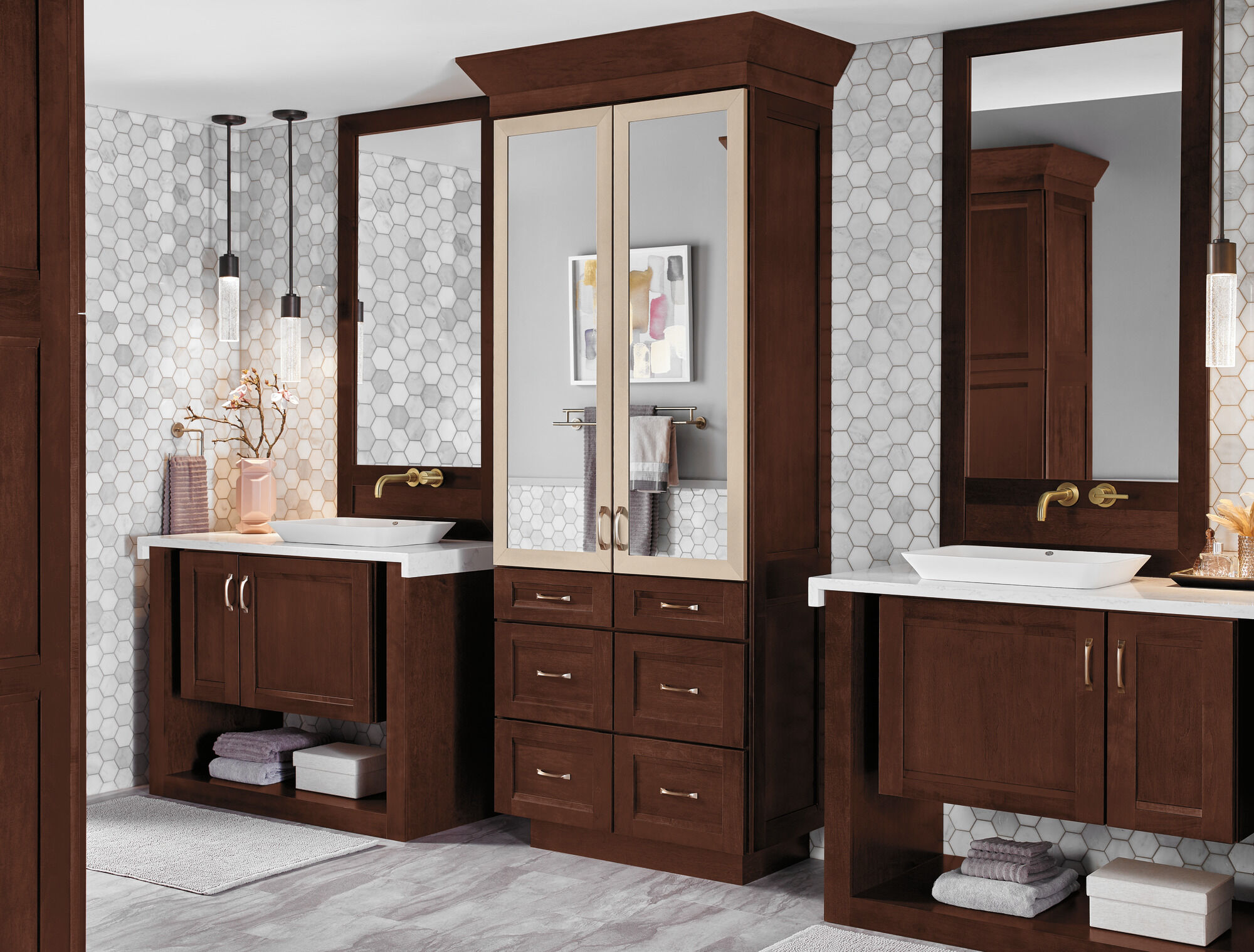 759460-CZ Кольцо для полотенца Delta Faucet Trinsic Шампанское бронза  - Вид №2