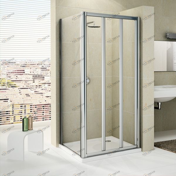 Novellini. Душевой уголок 90x90 см P+F с серебристым профилем STAR NSTARP84L1BNSTARF84L1B