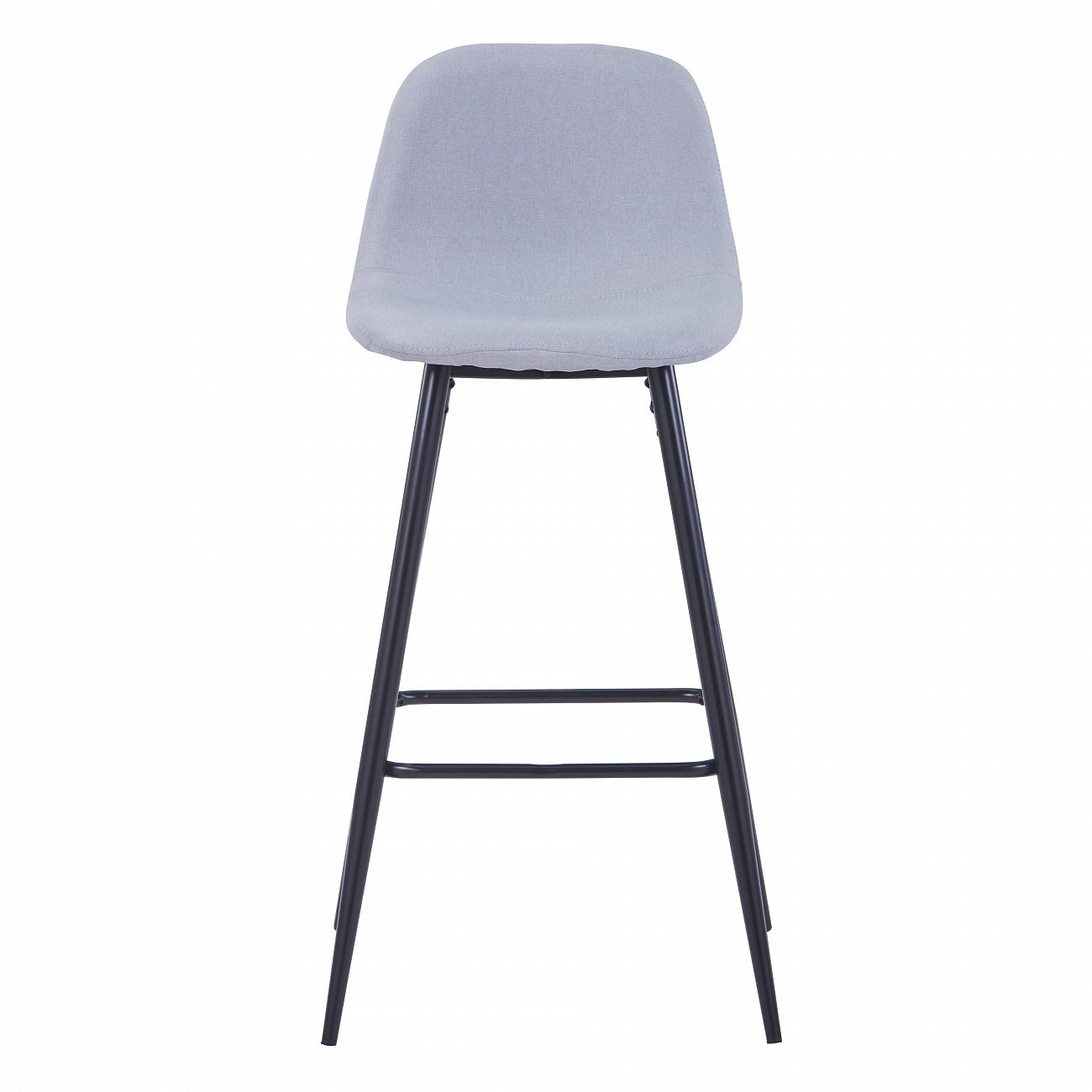 Стул барный со спинкой светло-серый "Валенсия New" STOOL GROUP  00-3882034 Серый  - Вид №1