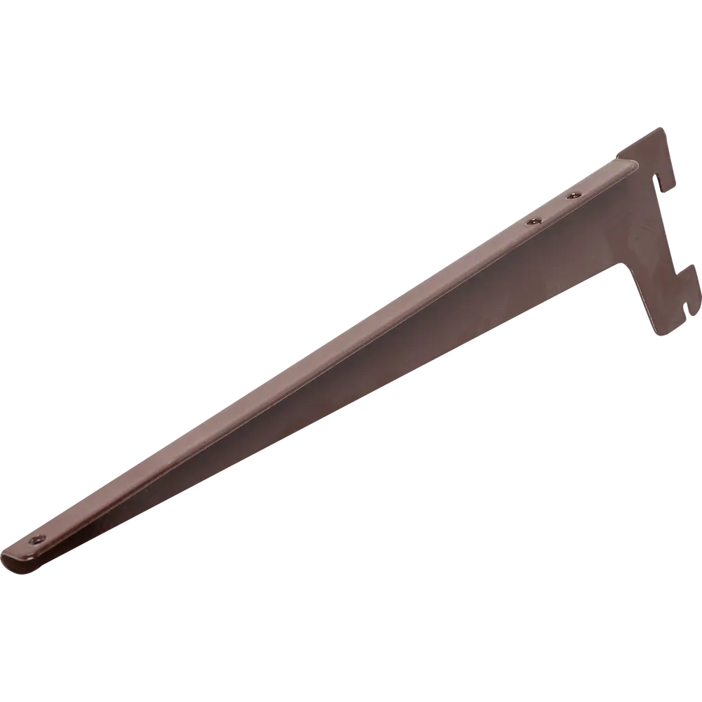Комплект кронштейнов Г-образных Larvij 28 см цвет коричневый STLM-2190956 - Вид №1