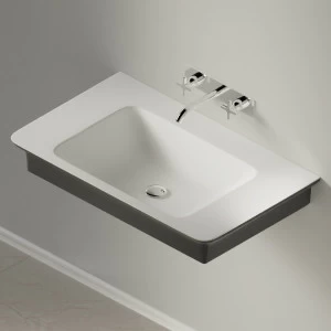 ACER10700RBG Подвесная раковина настенная прямоугольная Agape  серая