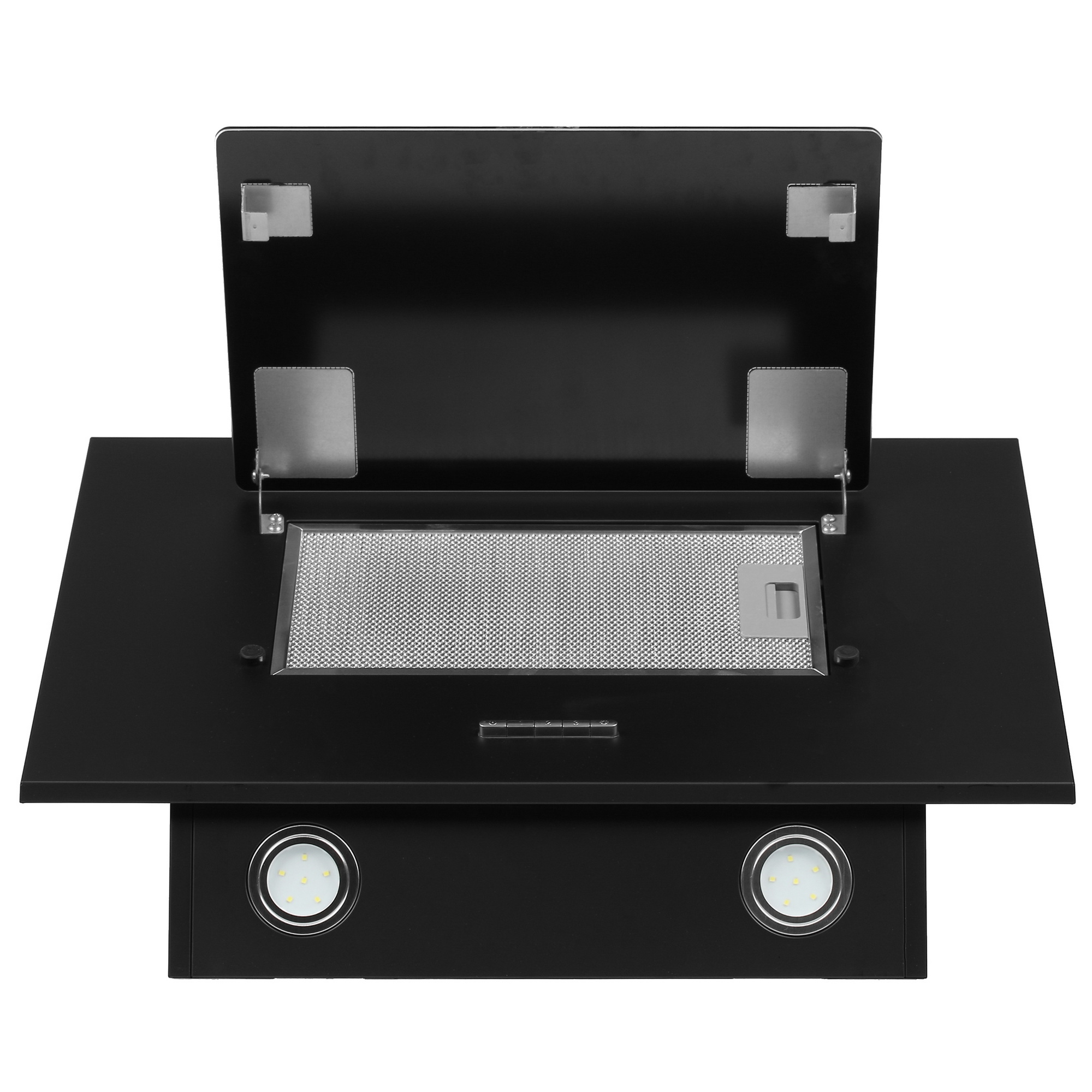 8160057 Вытяжка наклонная HOMSair BELL 60 черный/черный STDN-0001374 - Вид №7