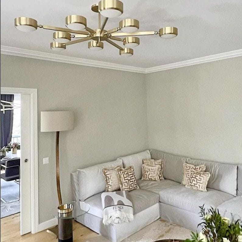 Металлический потолочный светильник GASPARE ASARO OCULUS - CARVED GLASS ARCH-00091571 - Вид №6