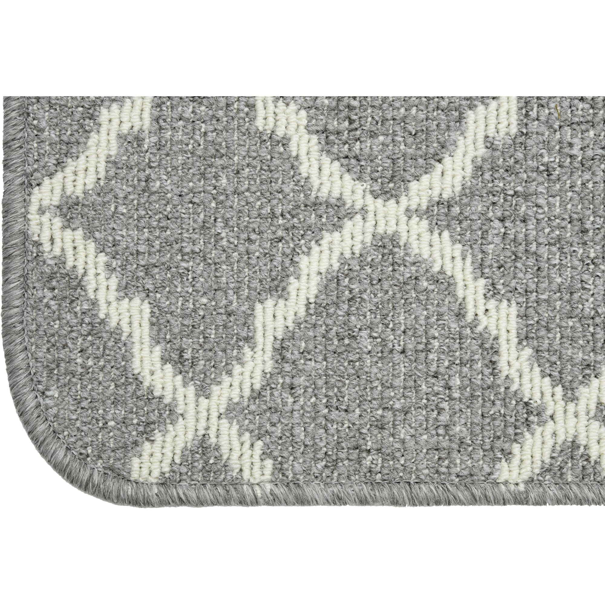 82207818 Коврик «Cardiff», 67x140 см, полипропилен/резина, цвет серый Santreyd  - Вид №1