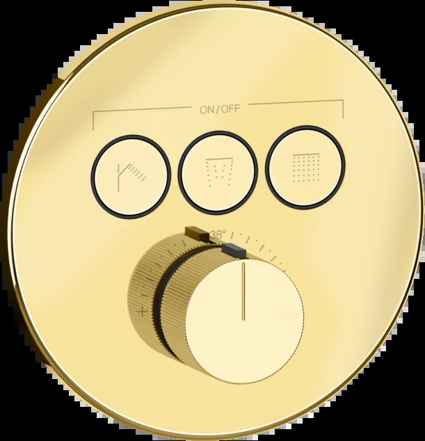 Смеситель для душа 38716 246 Gessi Hi-fi ЗОЛОТОЙ PVD