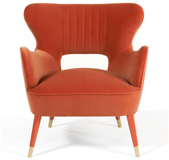 Munna Бархатное кресло с подлокотниками Time sun-id-1478343 - Вид №1