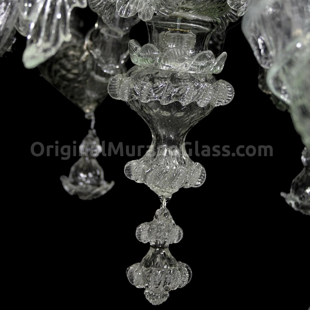 1080 ORIGINALMURANOGLASS Люстра Чимьеро Кристалло - Реццонико - муранское стекло OMG  см CLASSICO - Вид №1