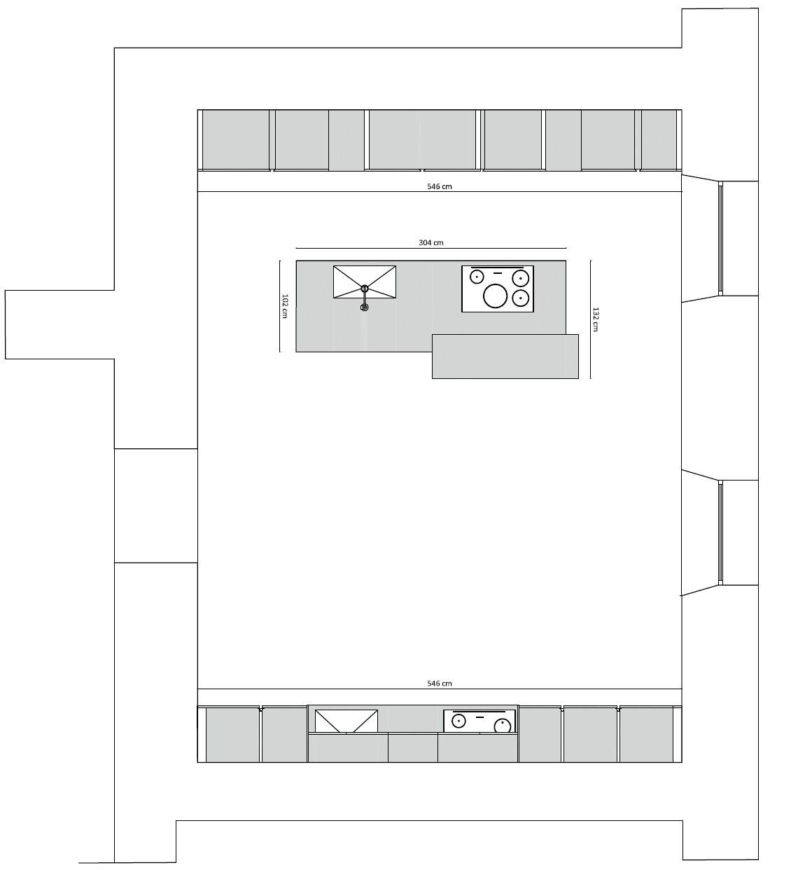Кухня с островом TM Italia Cucine ARCH-00151999 - Вид №12