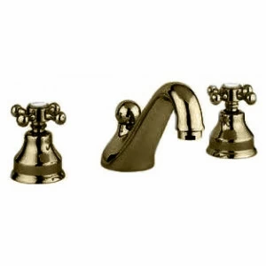 Смеситель MIGLIORE Lady ML.LAD-912.BR для раковины - бронза, на 3 отверстия