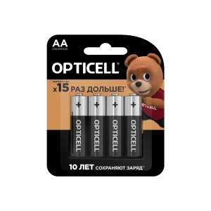 89361702 Батарейка алкалиновая Opticell Basic AA 4 шт. STLM-1518993