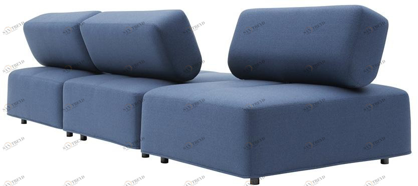 SOFTLINE Секционный диван со съемным чехлом из ткани Cabala sun-id-1461421