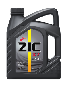 90837805 Моторное масло X7 5W-40 синтетическое 4 л STLM-0405924 ZIC
