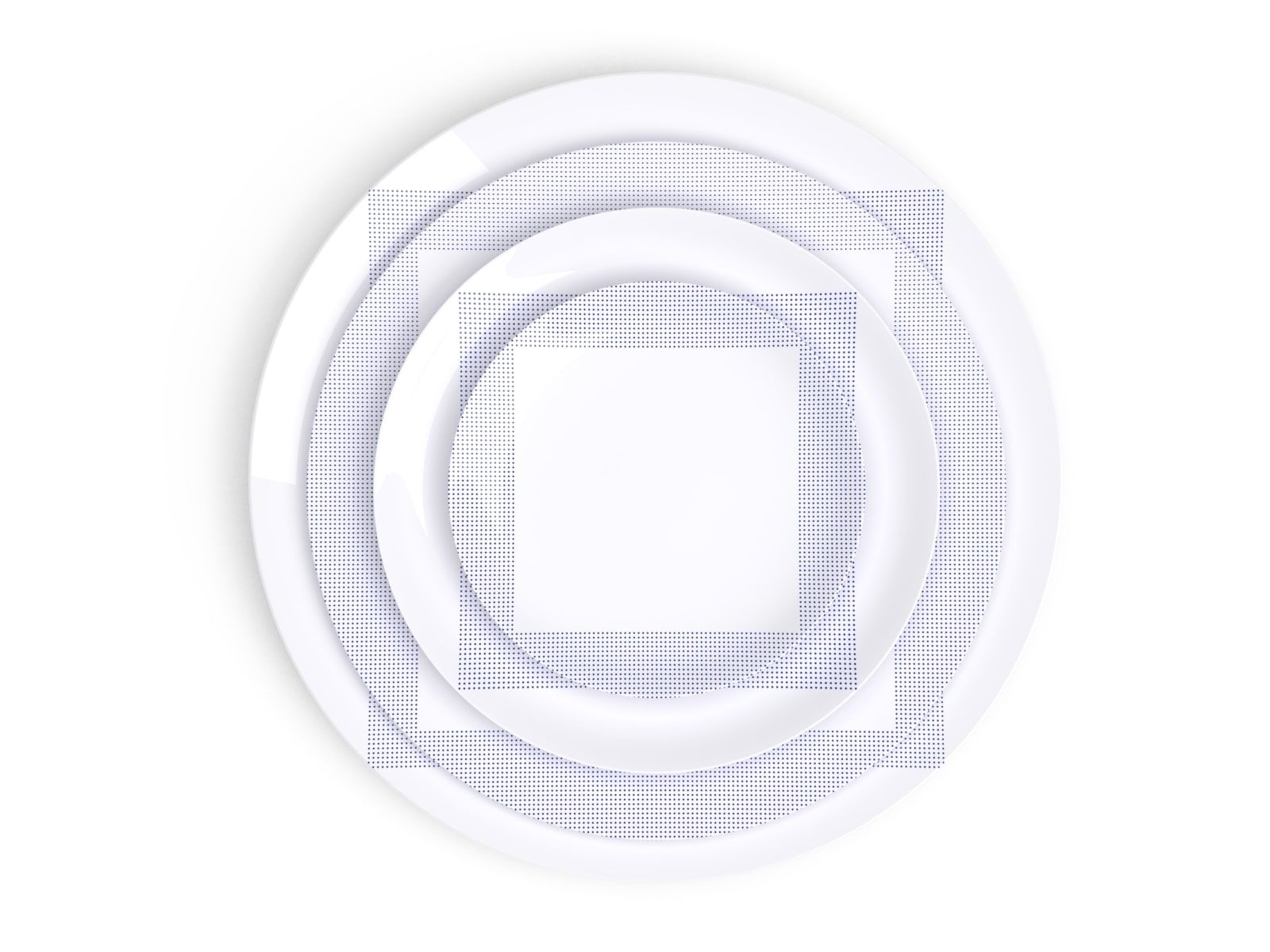 Фарфоровая сервировочная тарелка Non Sans Raison Square ARCH-00146279 - Вид №2