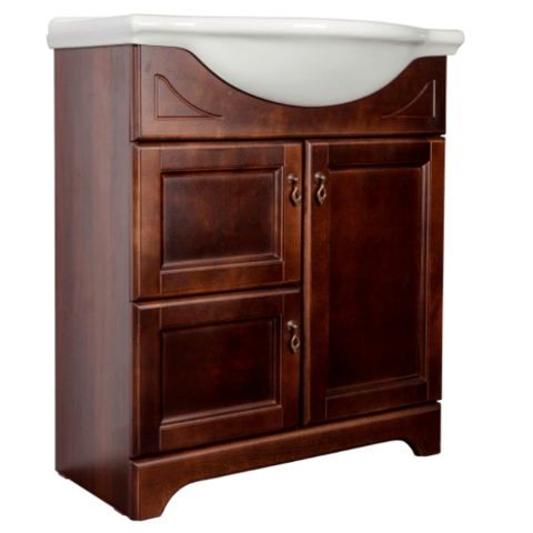 O-mebel напольная Тумба Классик 85 Орех Белый ORANGE sun-id-1517197 - Вид №2