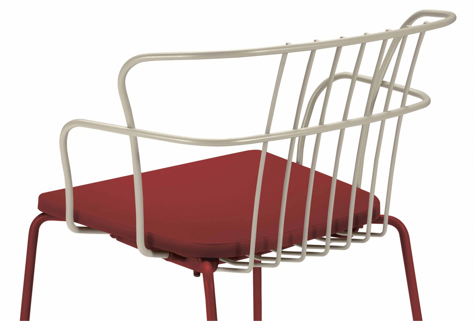 Flint 535-AM Кресло с 4 ножками, стальным каркасом и спинкой, мягкое сиденье. Et al. Flint - Вид №2