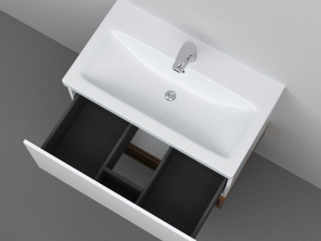 M90WCC0602WG Раковина мебельная керамическая 60 см встроенная цвет: белый глянец AM.PM Gem