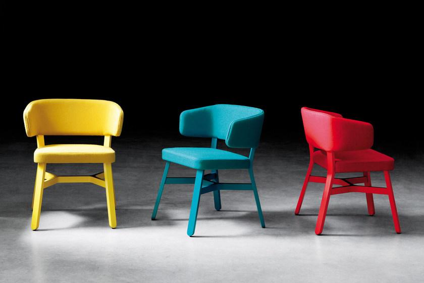 Billiani Кресло из бука и ткани Croissant sun-id-1426583 - Вид №4