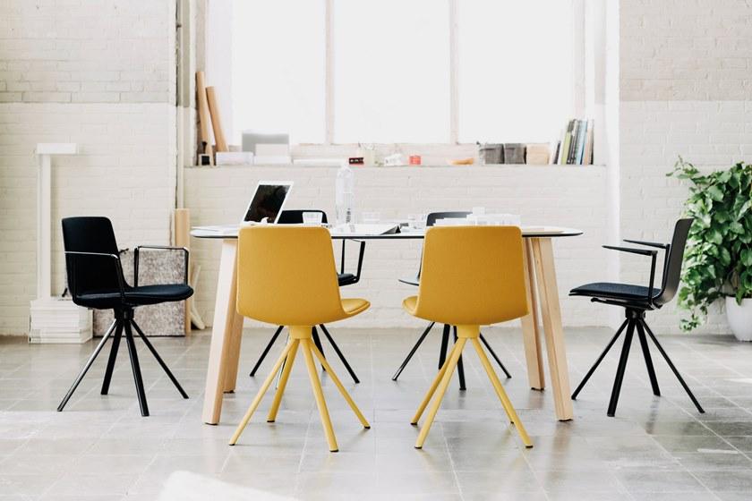 ENEA Вращающееся кресло из ткани с подлокотниками Lottus sun-id-1465274 - Вид №5