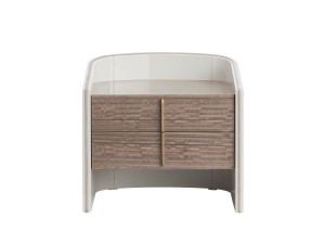 Деревянная тумбочка с ящиками