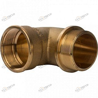 Угольник ВН с упором 3" латунь STOUT SFT0015000003