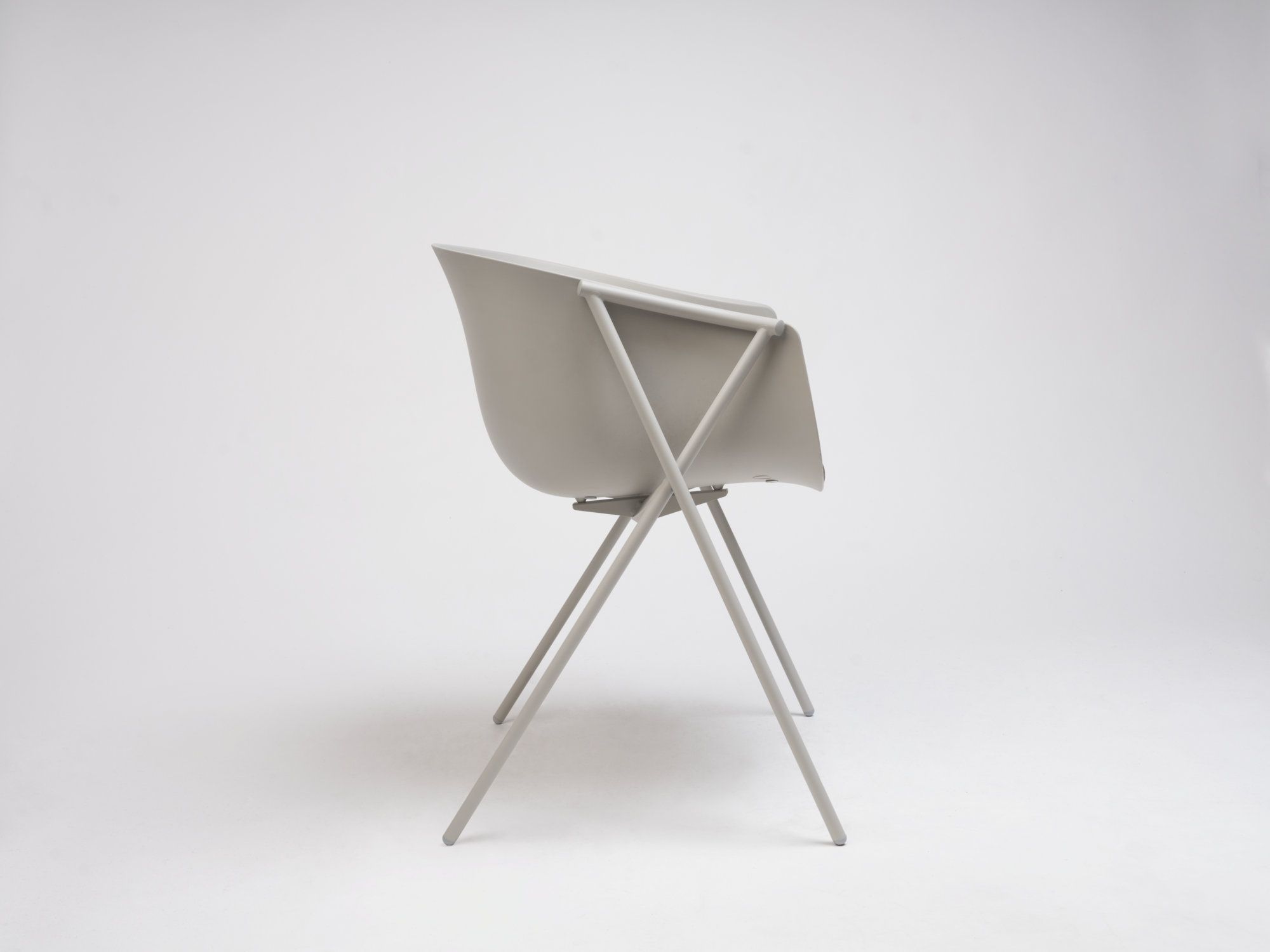 Полипропиленовый стул с подлокотниками со встроенной подушкой ONDARRETA Bai ARCH-00140837 - Вид №3