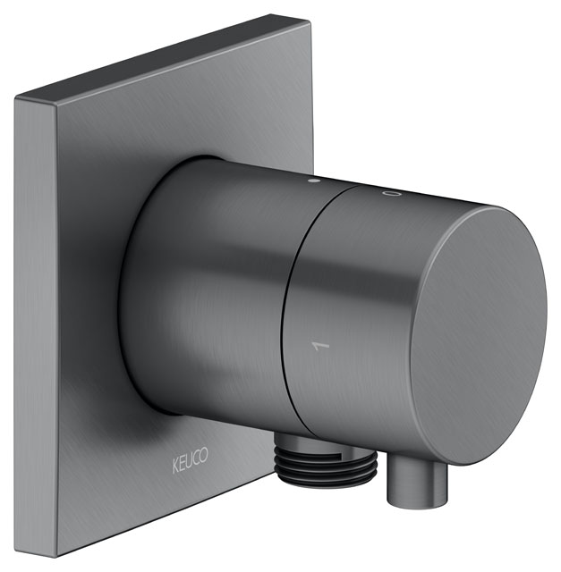 59557011102 Встраиваемый запорный вентиль с переключателем на 2 потребителя и выводом для шланга DN 15 KEUCO IXMO - Вид №5