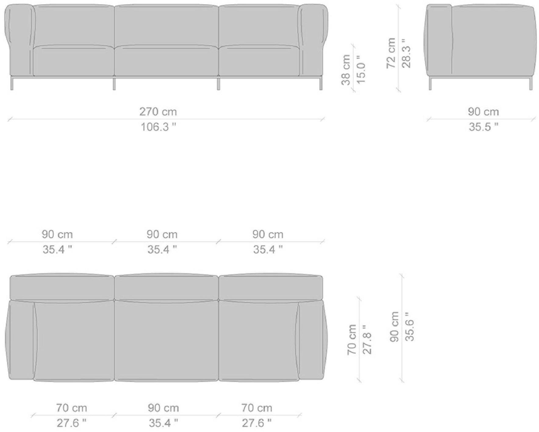 Cassina Модульный секционный диван Mex-hi sun-id-1467206 - Вид №14