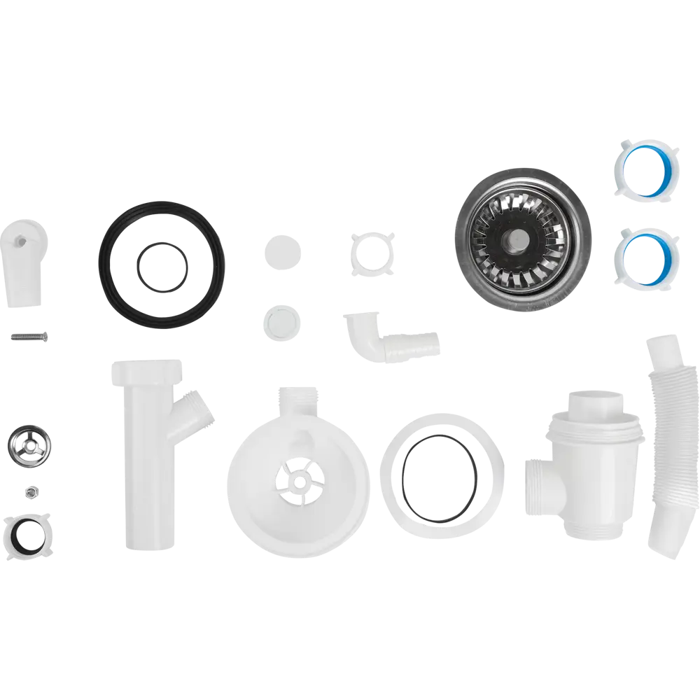 Кухонная мойка DELINIA кварцевая врезная 51×51 см антрацит 82564676 Мойка врезная STLM-0030151 - Вид №6