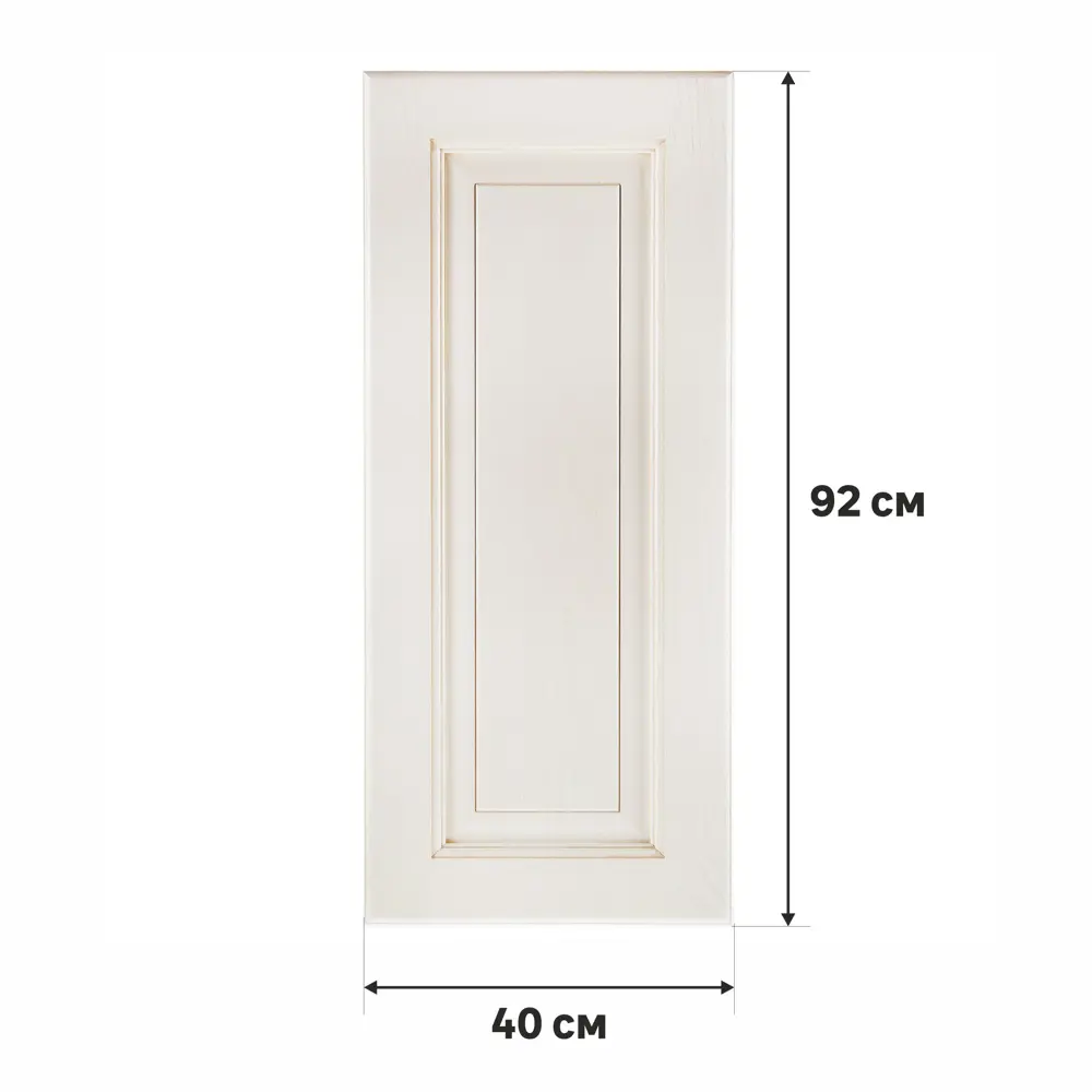 Дверь для шкафа Delinia «Нэнси» 40x92 см, массив ясеня, цвет бежевый STLM-2194762 - Вид №1