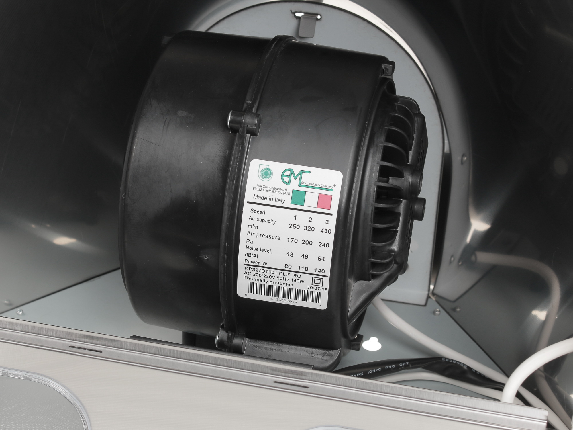 1040548 Вытяжка каминная ELIKOR Эпсилон 60Н-430-П3Л серебристый/серебристый STDN-0115618 - Вид №8