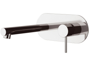 Латунный однорычажный настенный смеситель для раковины без слива