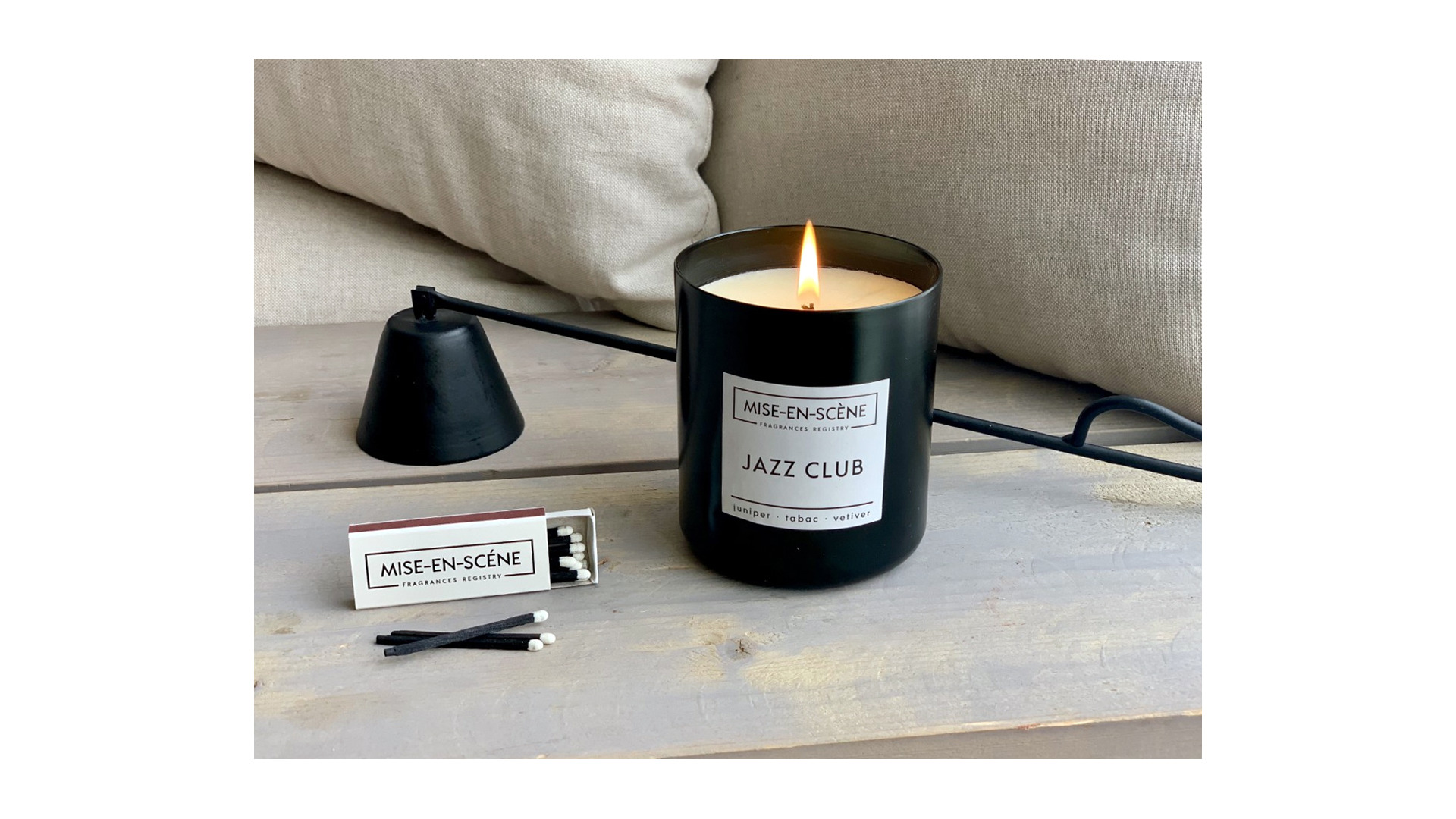 10656773 Ambientair Свеча ароматическая Mise En Scene Jazz club 50 ч Воск  - Вид №3