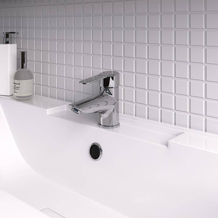 Paini Cooper 80CR211KM смеситель для раковины с донным клапаном - Вид №1