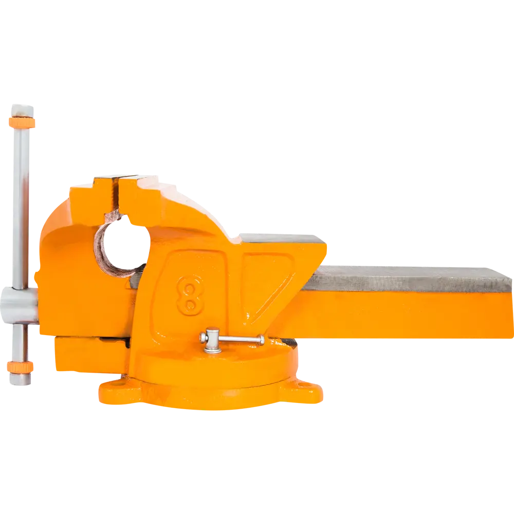 Тиски слесарные поворотные Калибр ТПСН-200 с наковальней 82038143 STLM-0018155 - Вид №1