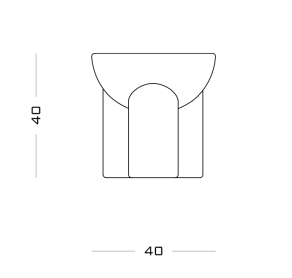 Secolo Douglas Мягкий пуф  - Вид №3