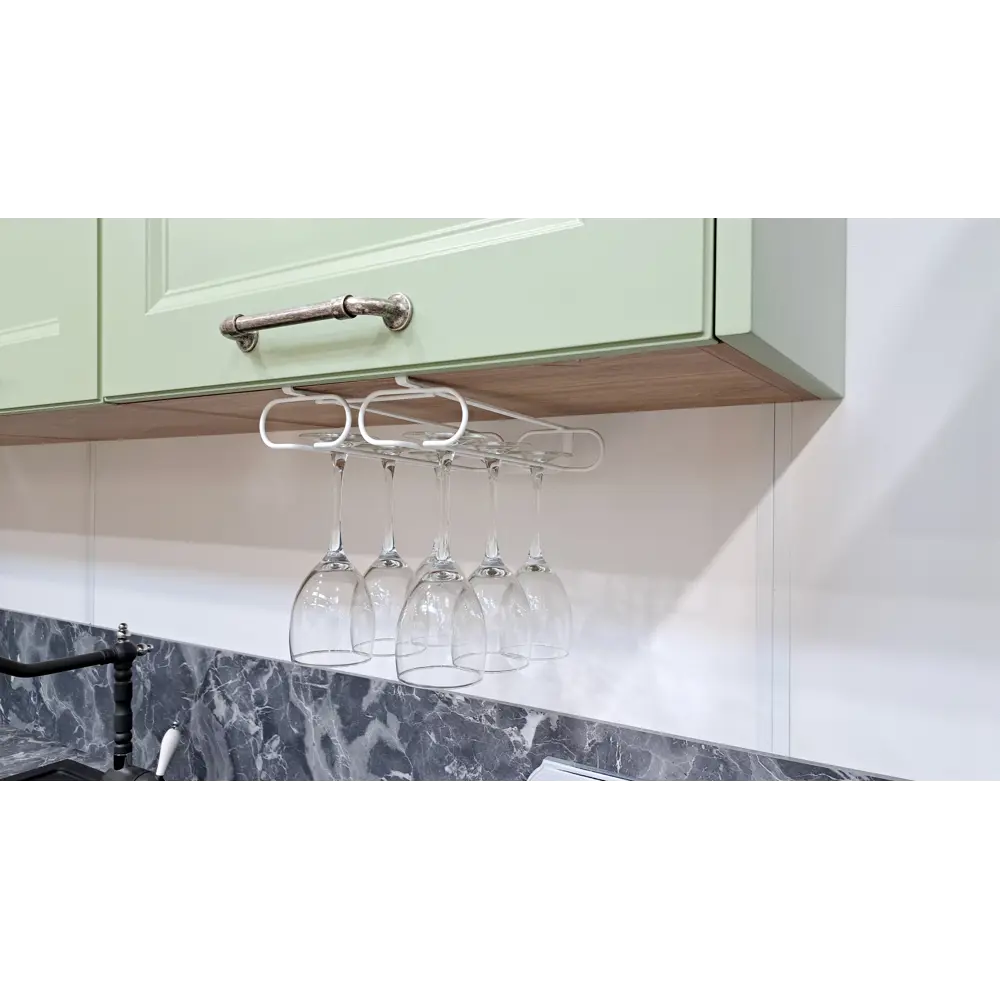 Подвесной держатель для бокалов DELINIA — элегантное хранение на кухне 88908455 STLM-0865701 - Вид №1