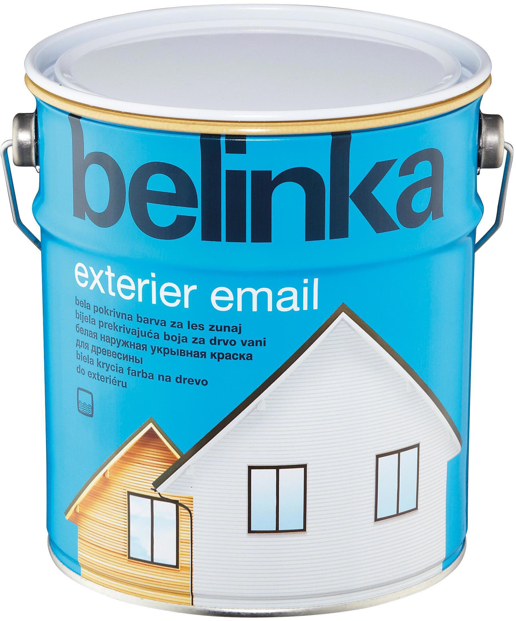 90235122 Эмаль Exterier Email 2.5 л белая №101 STLM-0142836 BELINKA