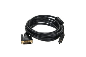 16170857 Кабель HDMI to DVI-D Dual Link /19M -25M/ 3м, 2 фильтра, CU CG481F-3M Telecom
